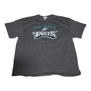 Philadelpia‎ Eagles T- Shirt Short Sleeve Gray Men's Size XL NFL Team Apparel
